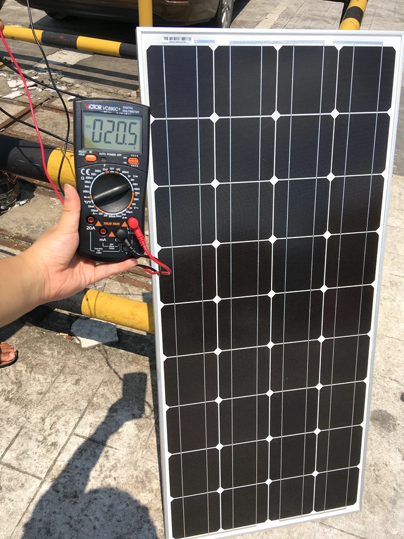 WORKSTAR 5*100 Вт стеклянная сетка солнечных панелей с 1000 Сетка галстук инвертор полный