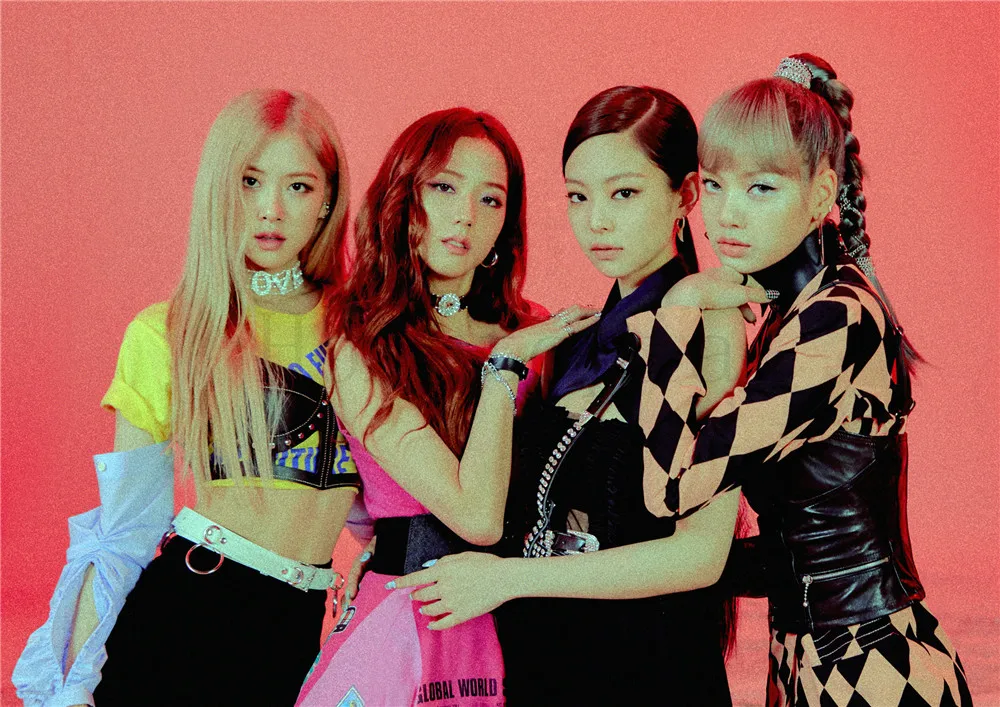 Постеры Kill this love Blackpink Kpop глянцевая бумага яркие цветные наклейки на стену HD украшение для дома