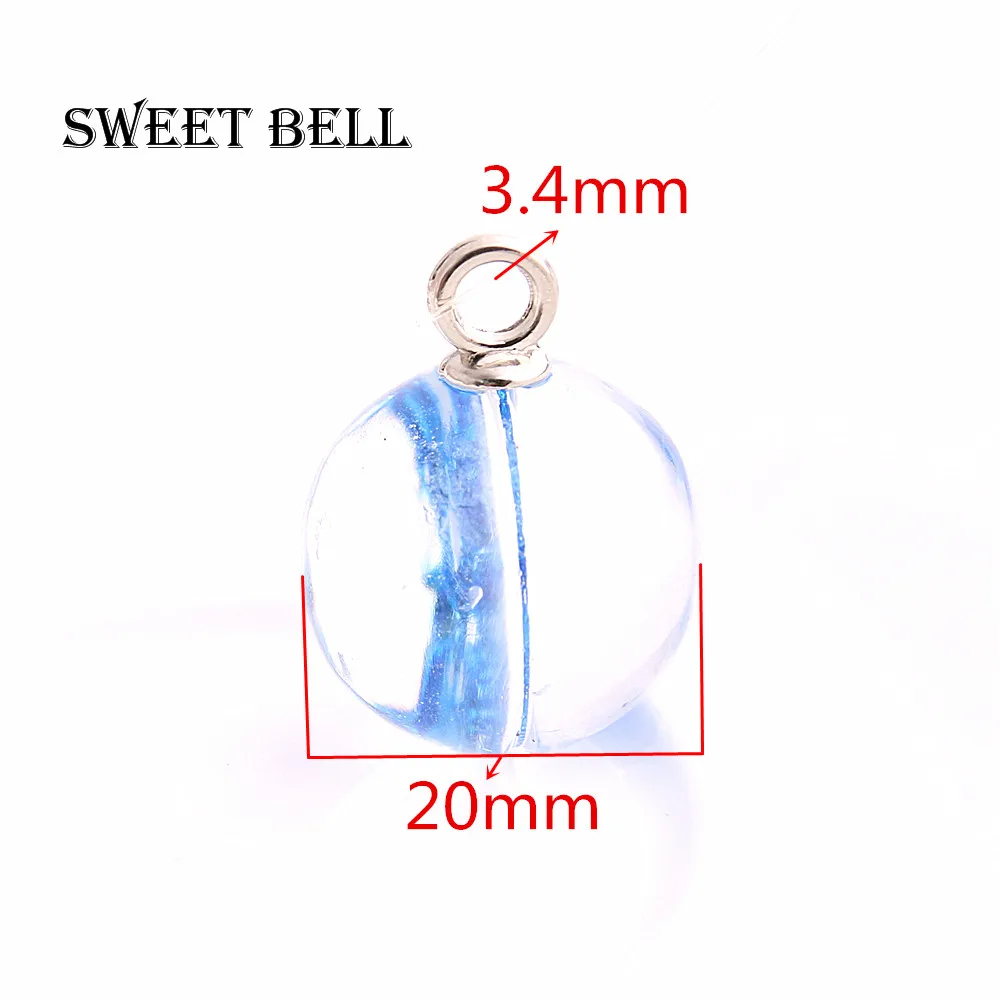 SWEET BELL 5 шт. круглые Уникальные Подвески для ожерелья 20 мм подвески в виде сухих