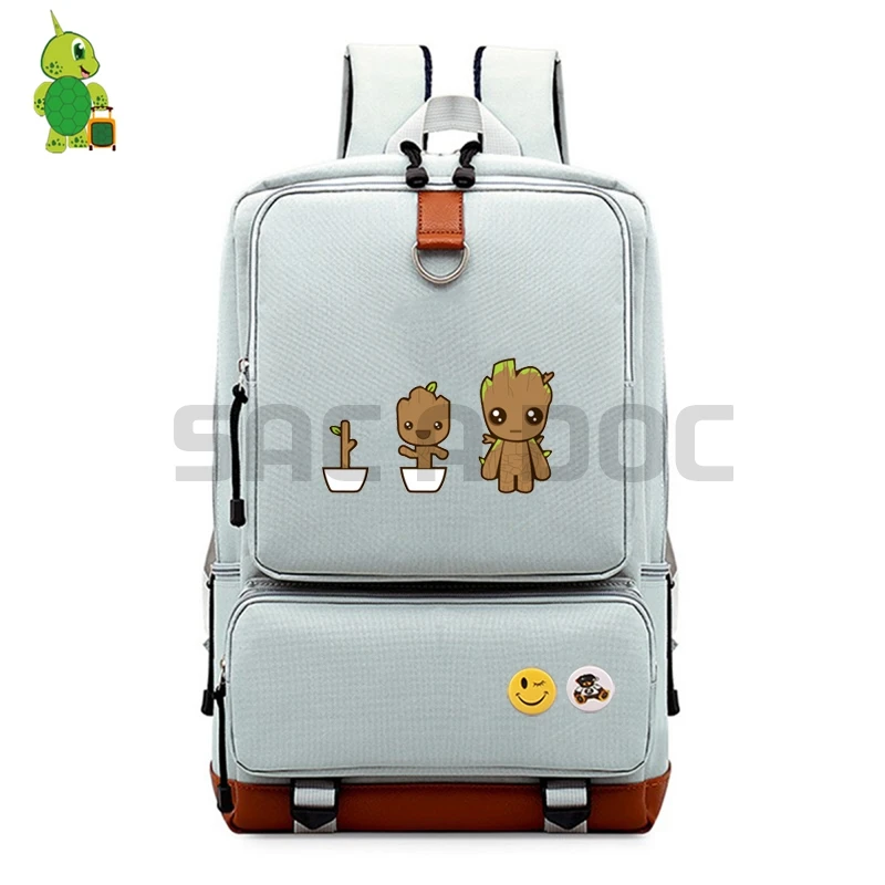 Мстители стражи рюкзак для Galaxy Высокие Школьные мальчиков девочек Сумка книг