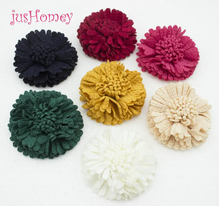 10 шт. тканевые цветы маргаритки 60 мм шикарные гвоздики ручной работы для