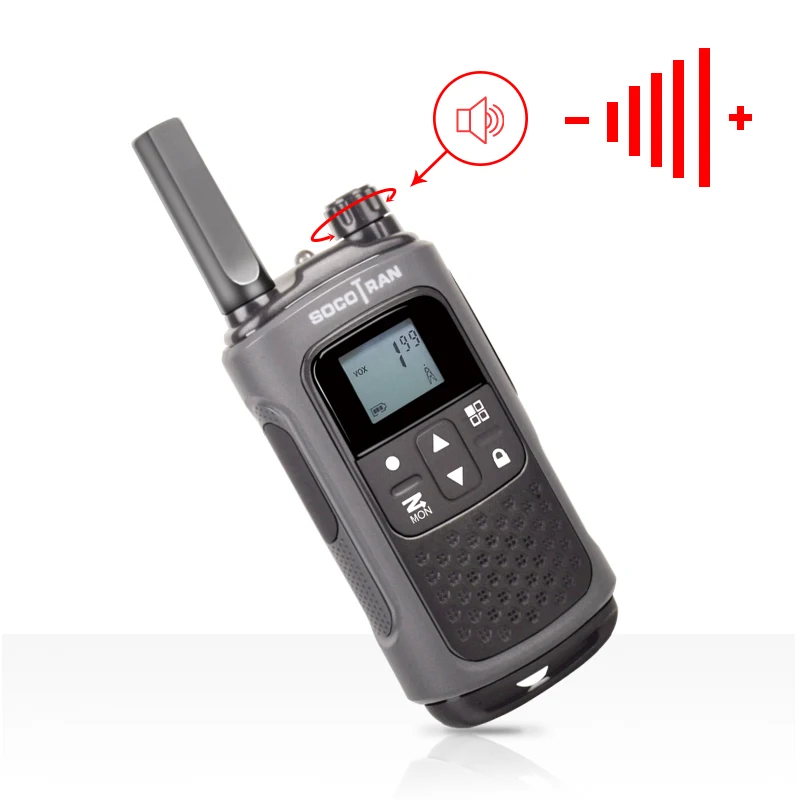Перезаряжаемая безлицензионная рация FRS/GMRS на дальнем расстоянии 2-Way радио 0,5 Вт 22CH VOX код конфиденциальности аккумуляторная батарея пара