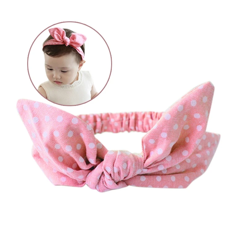 2019 популярный головной убор для малышей Детские повязки с бантом на голову