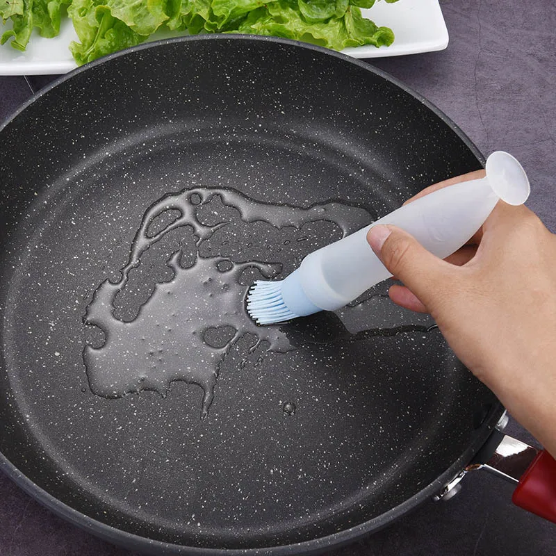 1 шт. Кухня аксессуары силиконовое масло бутылка с щеткой для выпечки щетки