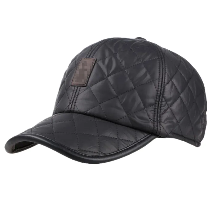 Зимние мужские кожаные бейсболки Кепка бомбер кепка Cappelli Cappello Donna Uomo|Мужские
