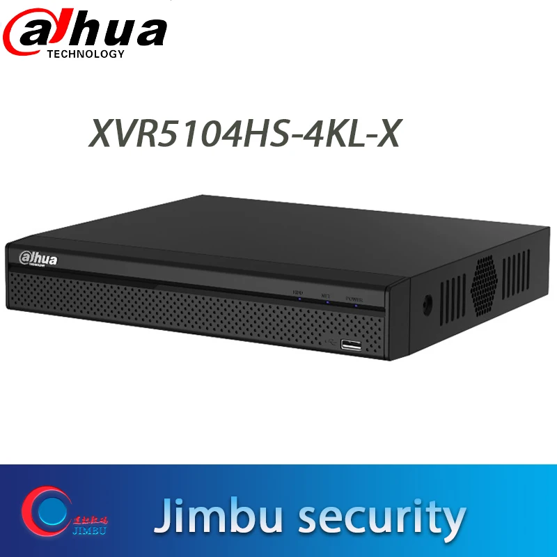 Dahua XVR XVR5104HS 4KL X 4K H.265 / H.264 IVS умный поиск до 5 МП поддерживает HDCVI/AHD/TVI/CVBS/IP видео входы