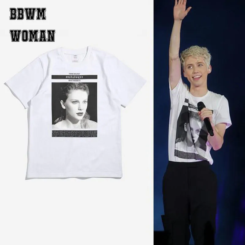 

Love Story Singer Taylor Printed Women T Shirt Hot Fans Man Women Female Tee Tops 2019 Trendy Concert Shirts ZO1682