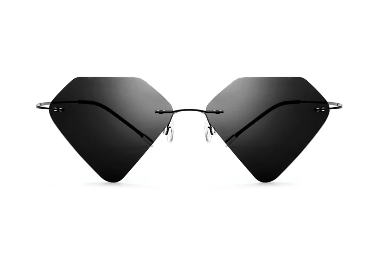 100% чистый Титан поляризационные очки Солнцезащитные для женщин Для мужчин с