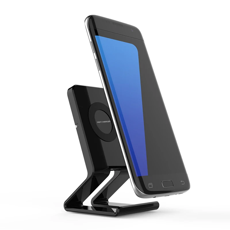 QI Fast Charge 10W Wireless Charger For Iphone Xs Iphone X Iphone 8 Charger Stand Wireless Charging Holder For Samsung S7 S8 S9