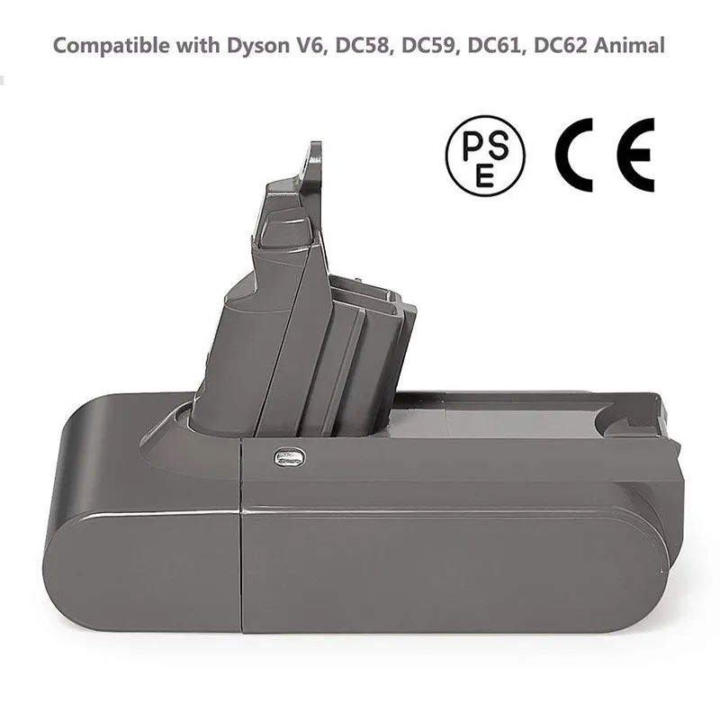21,6 V 1500/2200/3000 мА/ч, литий-ионный аккумулятор Батарея для Dyson V6 DC58 DC59 DC61 DC62 DC74 SV09 SV07 SV03 965874-02 пылесос Батарея