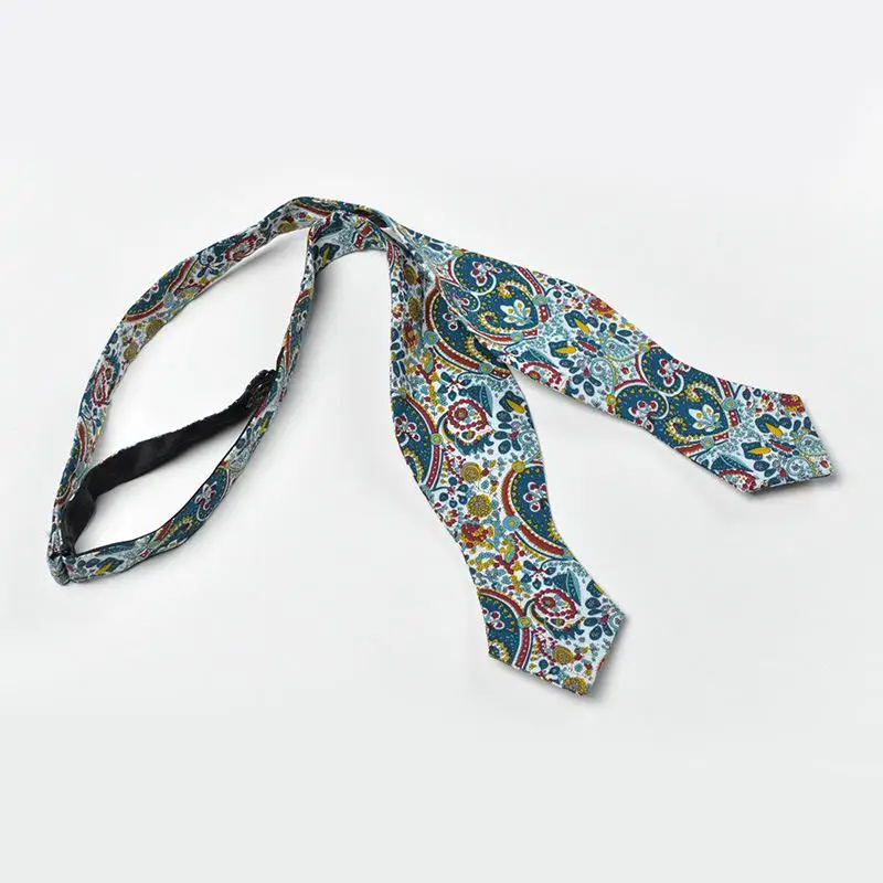 Мужской Хлопковый галстук-бабочка, роскошный галстук, регулируемый цветочный галстук-бабочка для мужчин, Noeud Papillon, деловой, Свадебный, много цветов - Цвет: Photo Color
