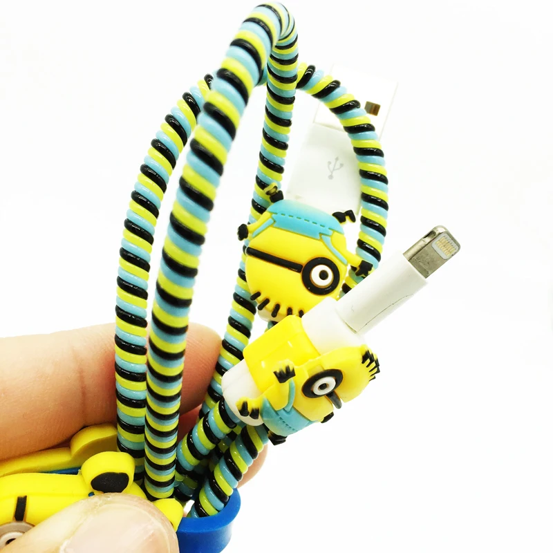 ISKAS Protection For Charging Wire Cute Cartoon Kawaii Lovely Charger Cable Data Line Cord Protector New | Электроника