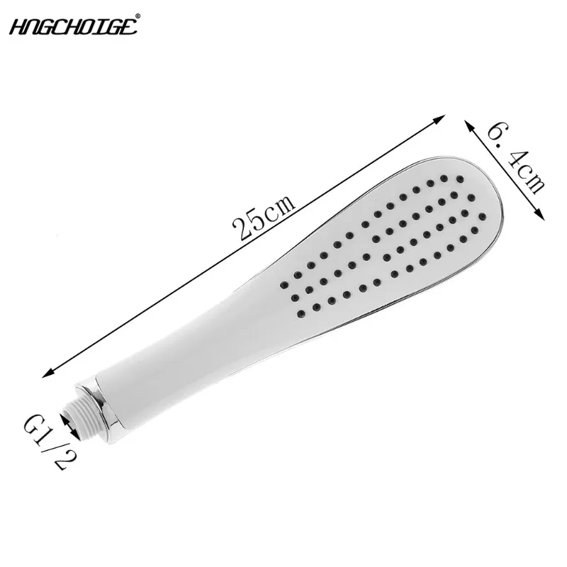 

HNGCHOIGE Curved Design Stylish ABS Shower Nozzle Head Handheld Shower Head Water Saving