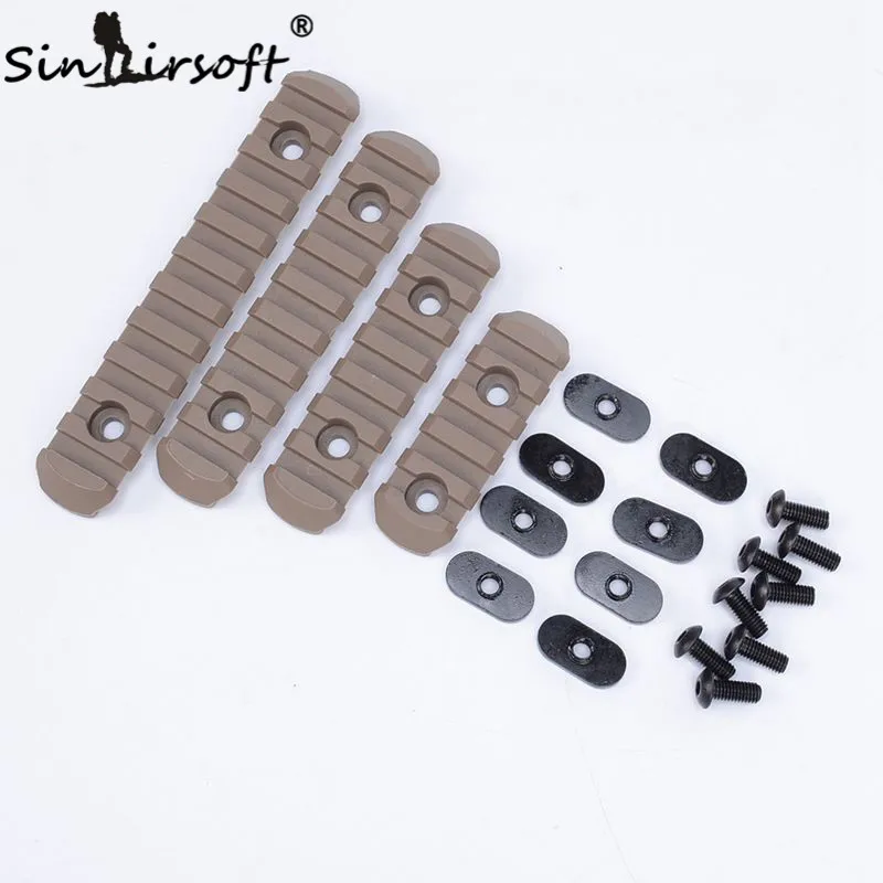 SINAIRSOFT Element 4 шт. тактический страйкбольный полимер Picatinny Rail для стрельбы пейнтбола