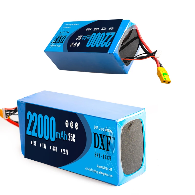 Литий полимерный аккумулятор 2017 DXF Power 3S 11 1 в 22000 мач 25C Max 50C для вертолета