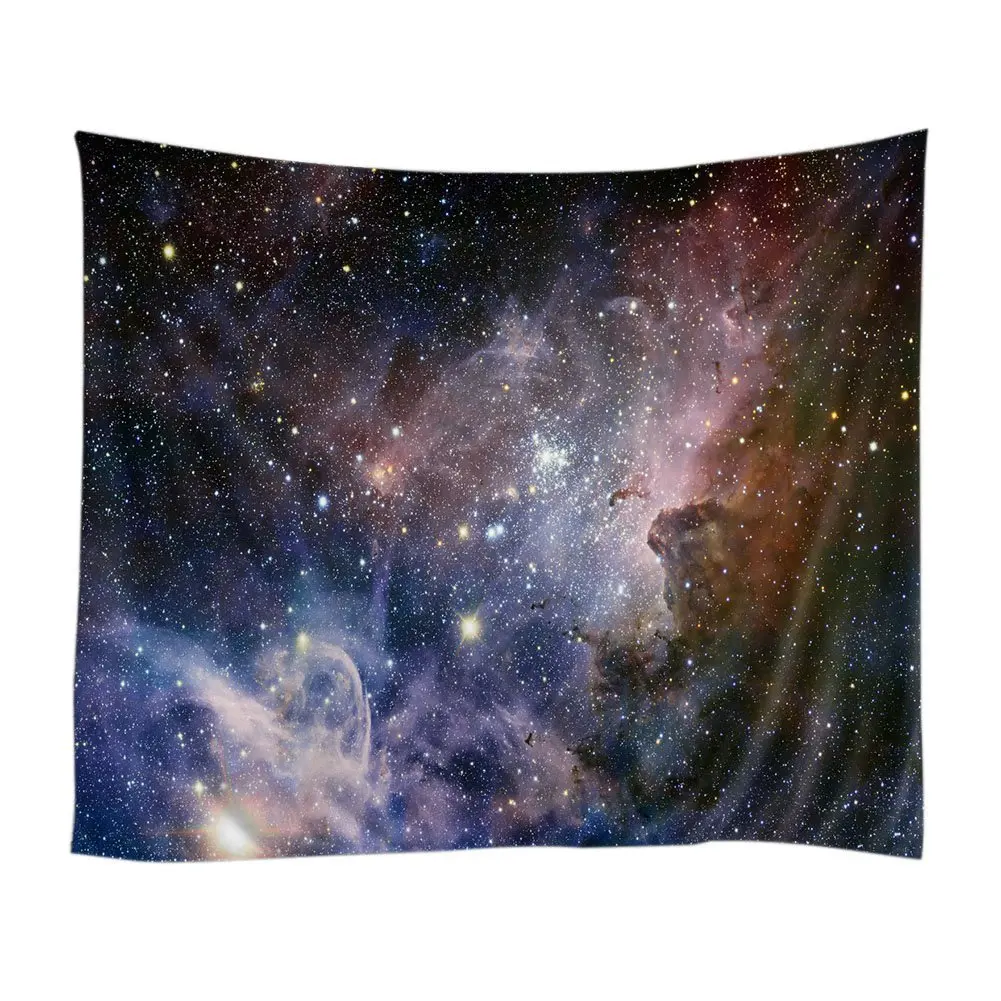 Настенный гобелен с изображением туманности звезд в космосе астрономических
