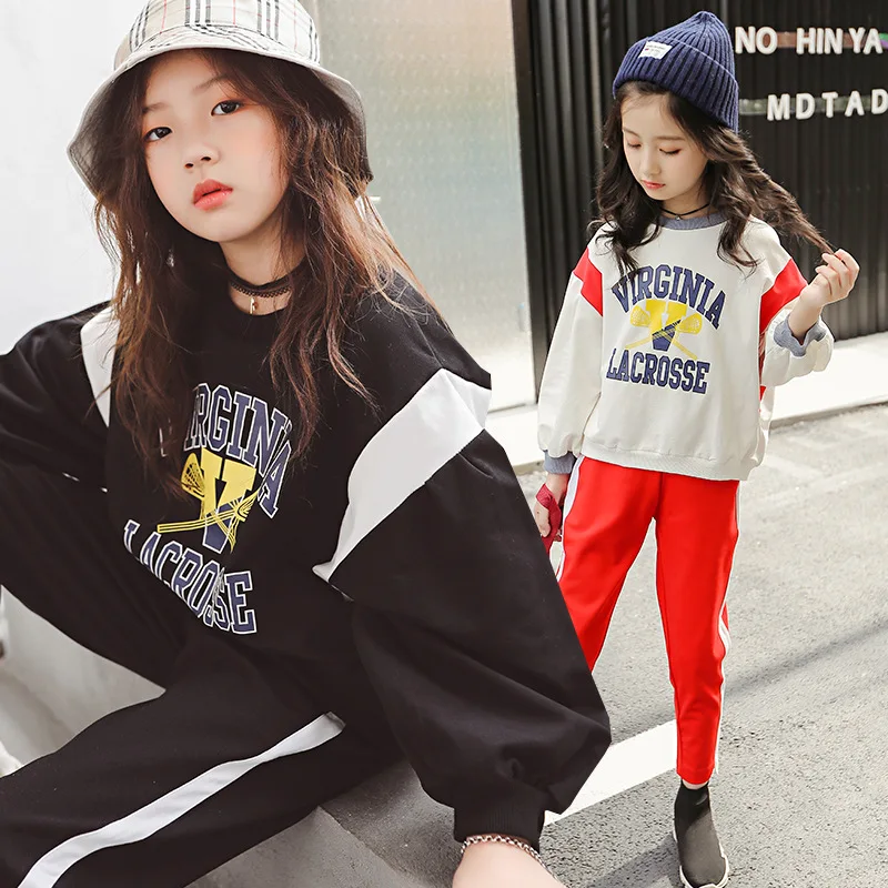 Коллекция 2018 года весенне-осенний комплект одежды для девочек Детский костюм