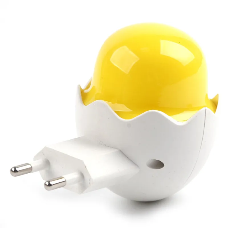 Cute night light EU/US Plug Duck AC110-220V Wall Socket Light-control Sensor LED Night Light Bedroom lamp For Desk Table | Лампы и