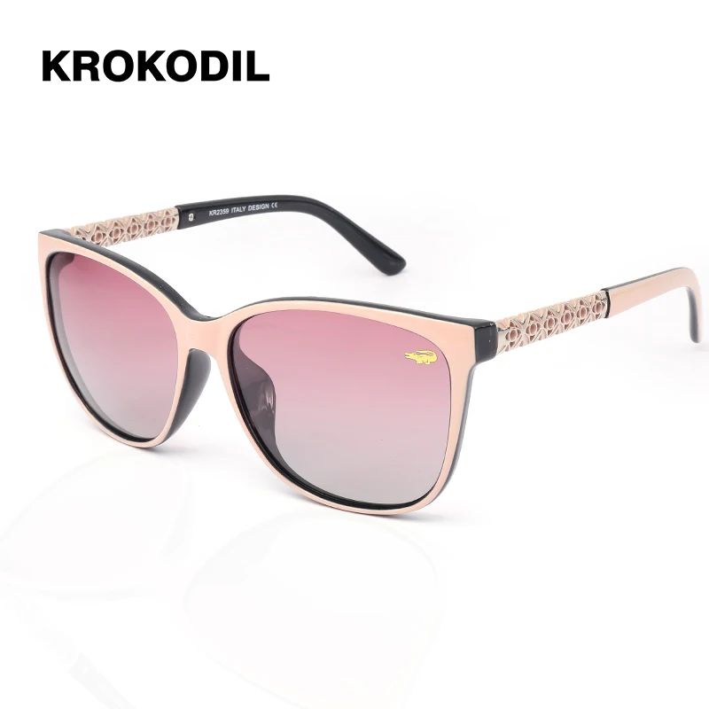 Очки солнцезащитные Krokodil поляризационные UV400 женские модные солнечные