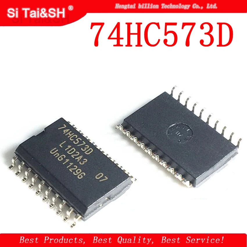 10 шт. 74HC573D SOP20 74HC573 SOP SN74HC573DWR SMD новый и оригинальный IC |