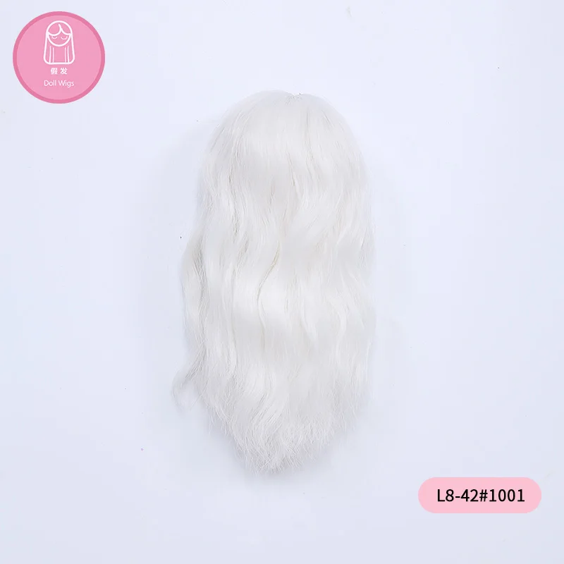 L8-42 1001 Парик для куклы BJD Размер 4,5-6 дюймов 1/8 Высокая температура натуральный длинный парик для шарнирной куклы yosd кукла в красоте - Цвет: L8-42 1001