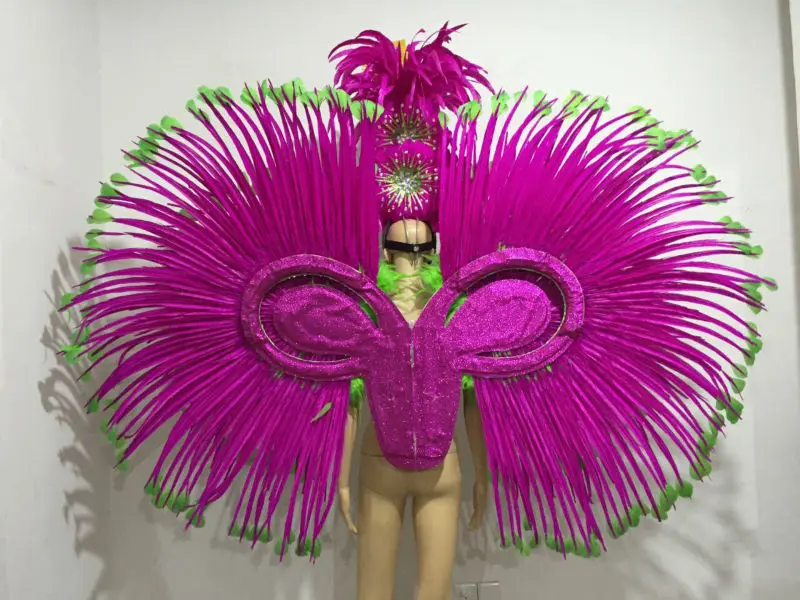 Аксессуары латинские танцы Самба модные изысканные головные уборы Перья Изящные