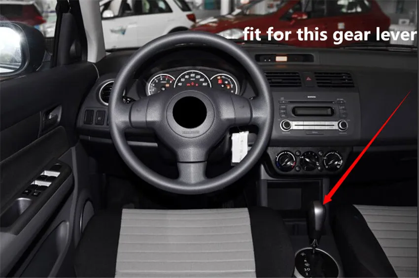 В 1 шт. натуральная кожа рычаг переключения передач крышка для Suzuki Swift 2009-/Grand Vitara 2007-2013/SX4 2006-/Jimmy 2007
