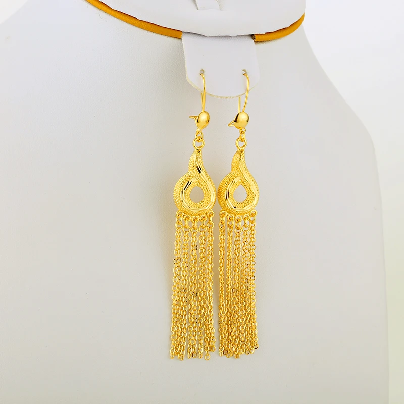 Набор эфиопских ювелирных украшений золотого цвета наборы для