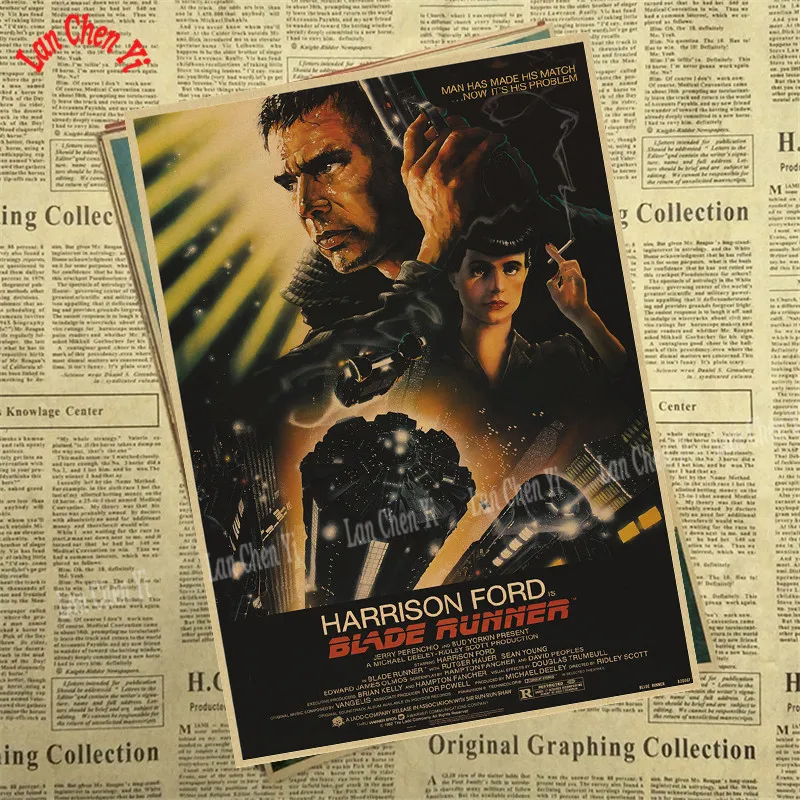 Blade Runner постер фильма комплект крафт бумага кафе бар ретро плакат декоративной