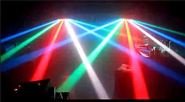 Hot sell bright LED eight-beam light beam scanning lamp DJ flash colorful lights bar hall lighting stage lighting