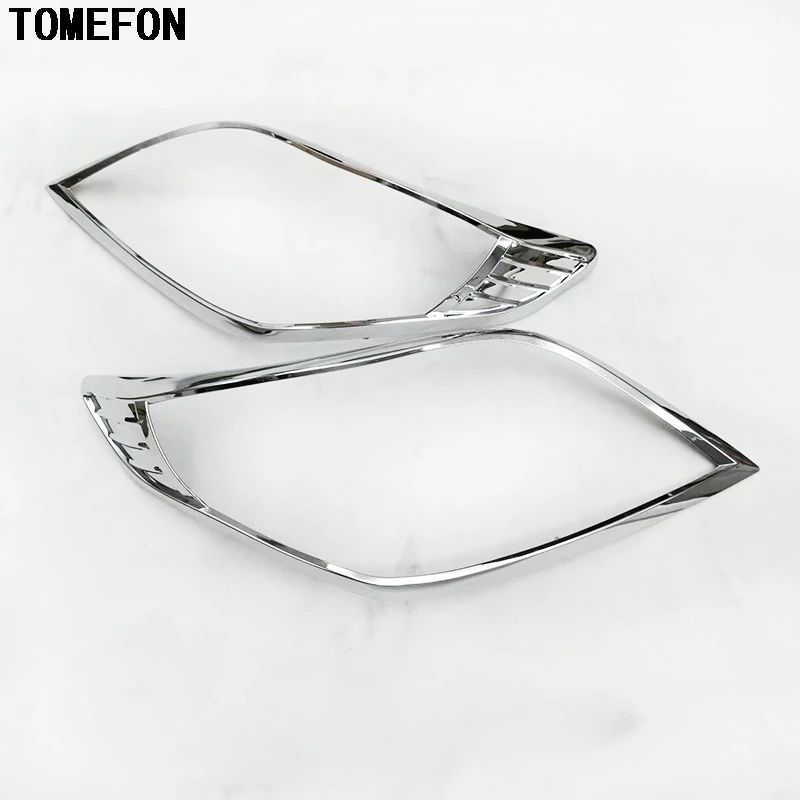 TOMEFON для Toyota Prado FJ150 2010 2011 2012 2013 ABS хромированная головная лампа колпаки крышка