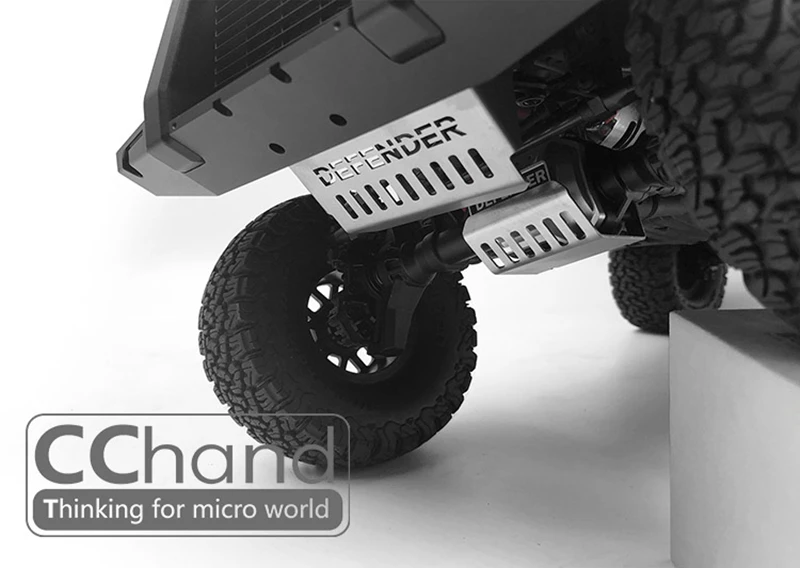 1/10 rc Гусеничный модель автомобиля металлические детали для модернизации защита шасси для 1:10 весы traxxas trx4 Defender D110 пульт дистанционного управления