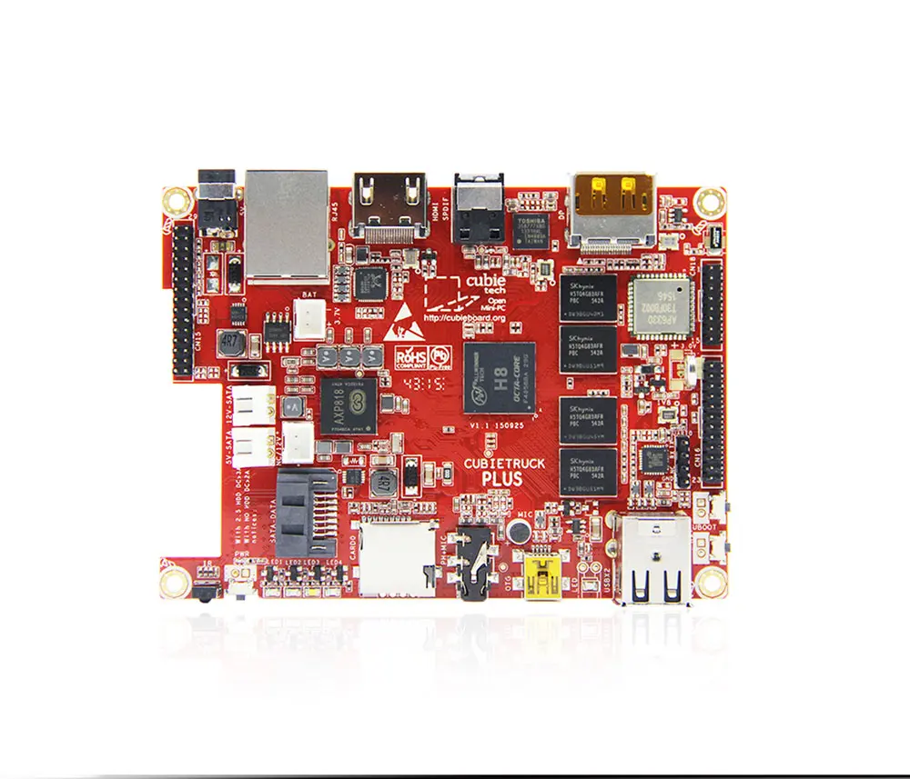 Cubieboard 5 cubietruck plus CB5 макетная плата Android Linux демонстрационная плата с HDMI DP дисплей открытый H8 Cortex-A7 Восьмиядерный