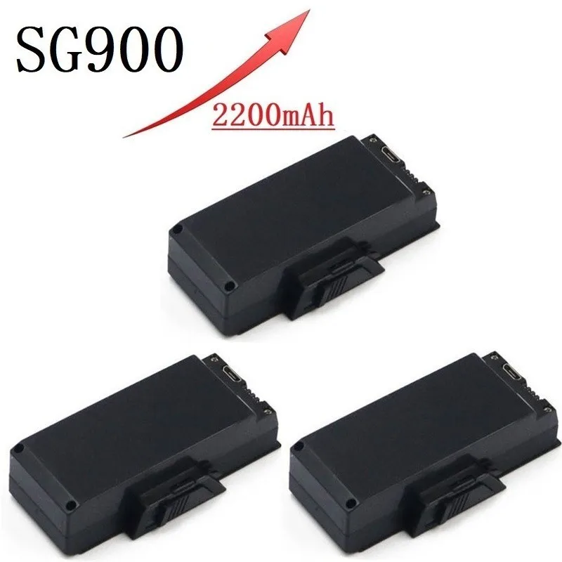 

Upgrade Battery For SG900 F196 X196 X192 3.7V 2200mAh Lipo Battery for RC Drone Helicopter Quadcopter Spare Parts XL-196 3pcs