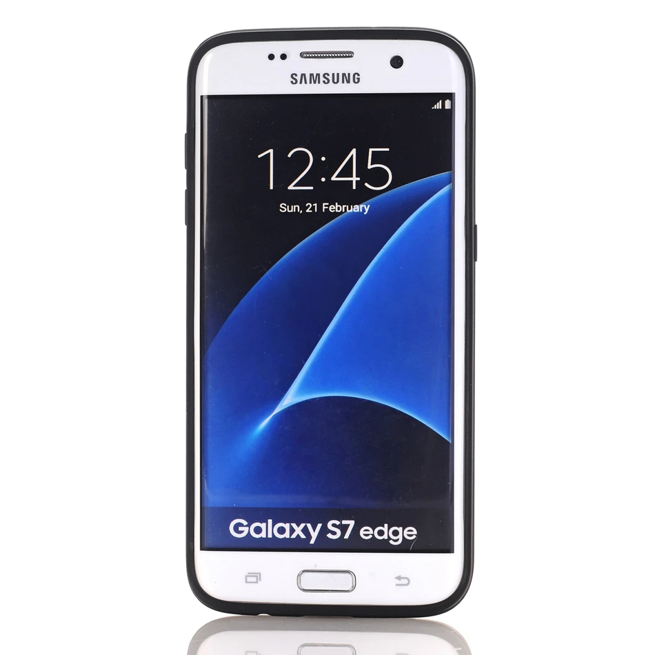 Для S4 S5 S6 S7 edge S8 чехол Роскошный Защитный Гибридный жесткий резиновый ударный