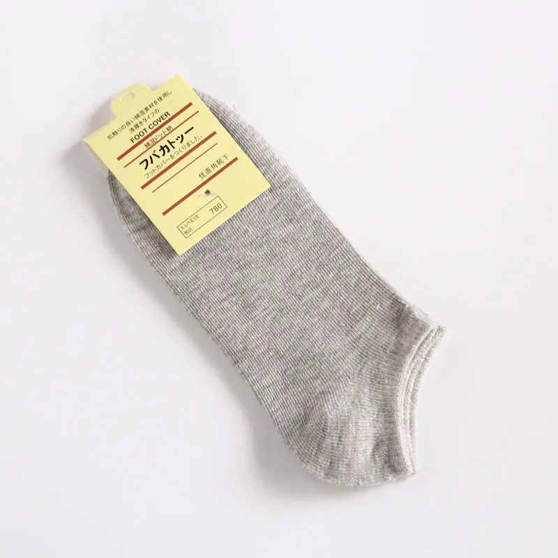 Dark Grey 10 пар/компл. носки женские хлопковые Повседневное Chaussettes Модные женские ботинки черного цвета; носки-башмачки для девочек низкая чулочно-носочные летние шорты носки с высокой пяткой - Цвет: Dark Grey