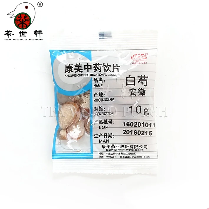TEA WORLD PORCH Radix Paeoniae Alba Anhui 250 G/zhejiang Produce Grade A Small Packaging Siwu Soup First |