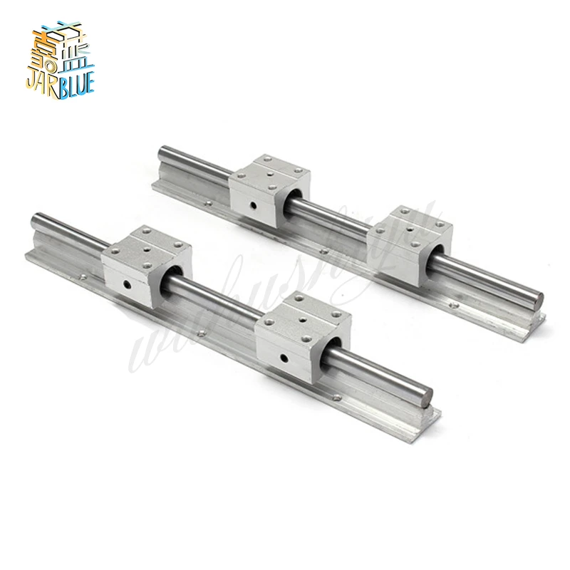 

Best Price! 2pcs SBR16 rail L600mm 16mm linear guide cnc router part linear rail 4PCS SBR16UU blocks