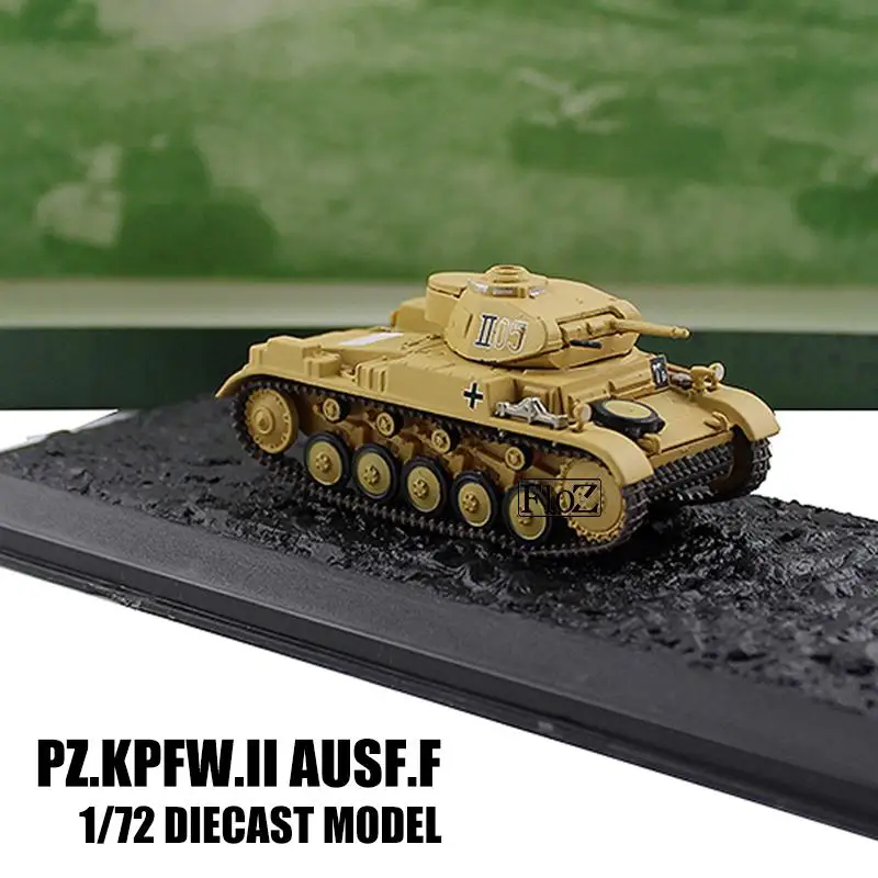 Италия Pz. Kpfw. II Ausf. F 1/72 литая под давлением модель готового танка ATLAS| |