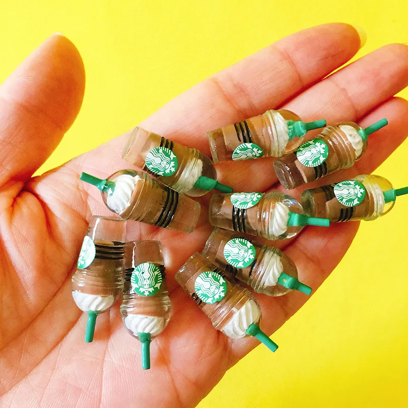 10 шт. Frappuccino/миниатюры искусственные напитки чашки/Искусственные бутылки/Сказочный Садовый Гном/Декор террариума/Декор кукольного дома