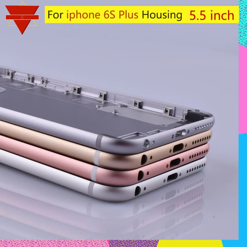 5," оригинальное качество для iphone 6 S Plus 6SP задний промежуточный корпус Аккумулятор для шасси крышка двери для iphone 6splus задняя крышка