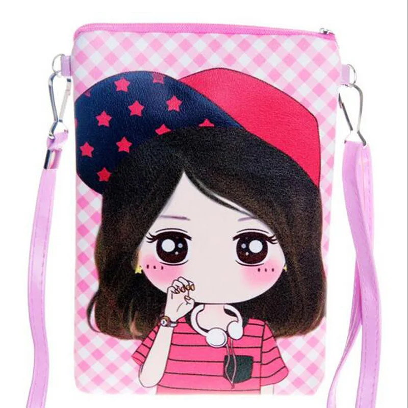 2018 новые детские сумки на двойной молнии с мультипликационным принтом модные