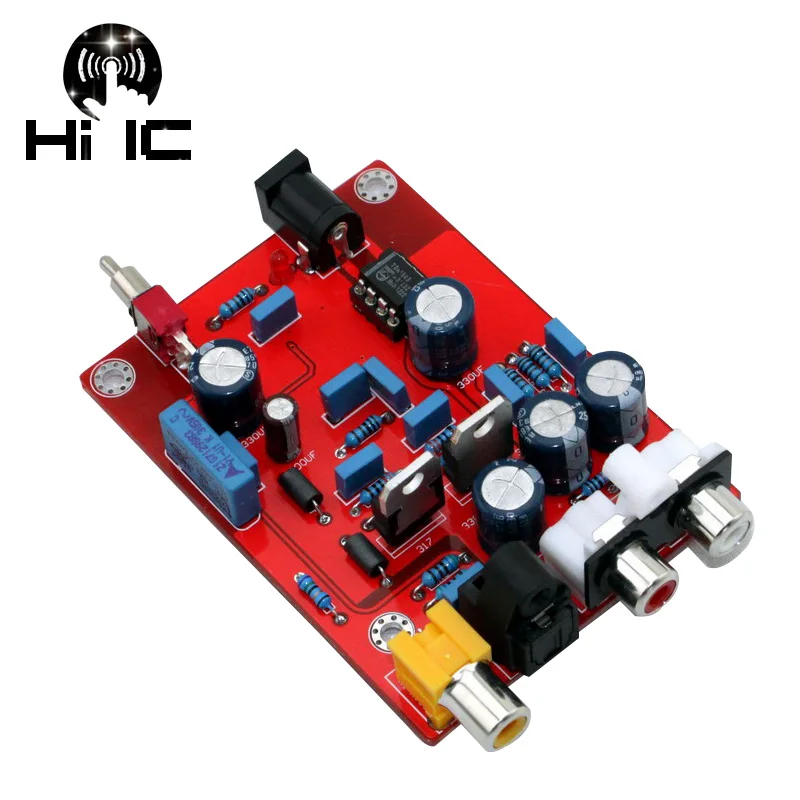 Стерео Hi Fi TDA1543 + CS8412 DAC аудио декодер плата OP AMP декодирование декодирования