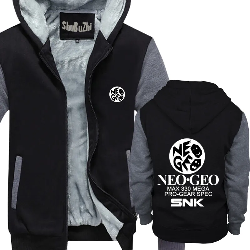 Neo Geo Pro Gear логотип Spec виниловая мужская толстовка с капюшоном теплые толстовки