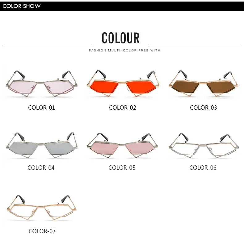 LEIDISEN Flip Up Steampunk Sunglasses Men Women Vintage Metal Frame Triangle Sunglass Female Brand Fashion Glasses UV400