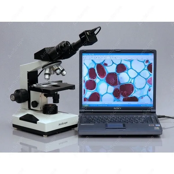 Медицинская лаборатория ветеринарный комбинированный Биологический микроскоп