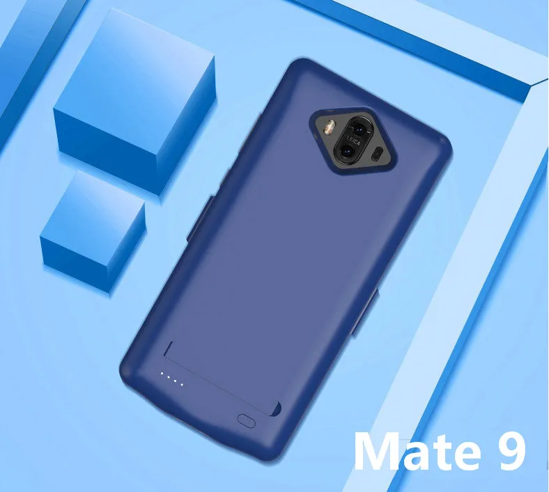 Mate 9-Blue 5000 мАч Батарея чехол для huawei Коврики 10 Pro внешнего резервного питания банк зарядный чехол или huawei Коврики 9 зарядное устройство Pro случаях - Цвет: Mate 9-Blue