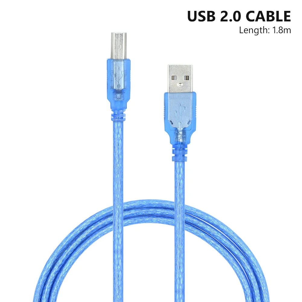 Кабель высокоскоростной принтер данных ЦАП USB принтер 1,8 м USB 2,0 Принтер шнур сканера AM-to-BM для Canon hp Label