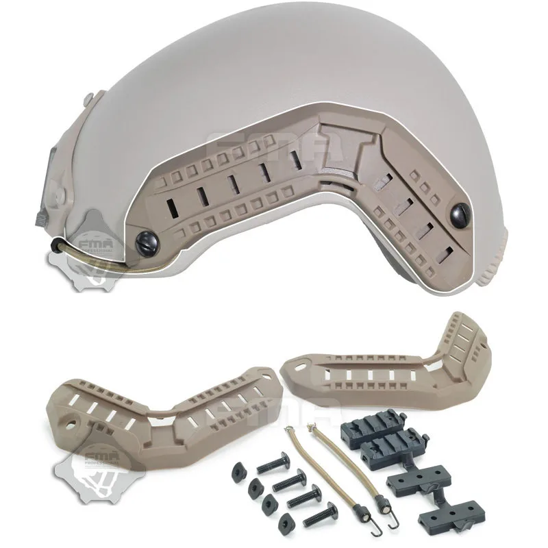 Аксессуары для морского шлема FMA комплект крепления на шлем направляющая BK/DE/FG