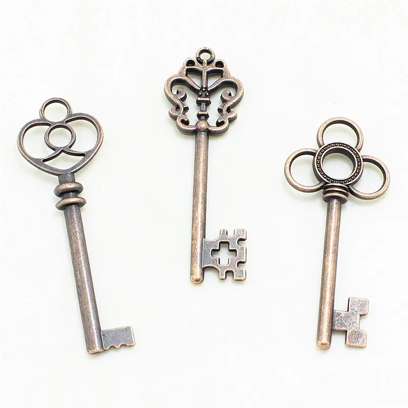 Сладкий колокольчик 30 шт./лот винтажный медный металлический сплав смешанные Три